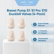 eufy Duckbill Valves (4-Pack) for Wearable Breast Pump E20/E10/S1/S1 Pro, Breast Pump Replacement Pa