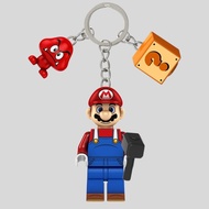 GANTUNGAN Mario Bros LEGO Keychain | LEGO Mario Bros Keychain | Mario Bros Series