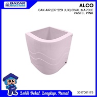 Alco - Bak Air Mandi Sudut Luxury Marble 220 Liter 220 Ltr Pastel Pink