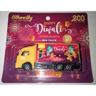 LORI LORRY TRUCK ECO SHOP VIRAL HAPPY DIWALI 2022 2023 YELLOW KUNING BOX TRUCK DIECAST