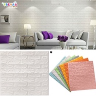FR-C206 Wallpaper Dinding Foam 3D Kecil Motif Batu Bata / Walpaper Stiker Dinding Dekorasi Kamar
