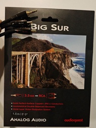 AudioQuest Big Sur 3.5mm to RCA 音頻線