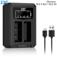 JJC BLS-5 BLS-1 BLS-50 Battery Charger for Olympus E-M10 Mark IV III E-PL9 E-PL8 E-PL7 E-P3 E-PM2 Ca