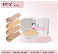 REFILL PIXY UV WHITENING PERFECT CREAMY CAKE/ BEDAK PIXY BASAH