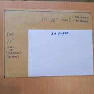 1pc BIG Brown Manila Without❎ self sealing 12"inches x 16"inches envelope   (L 406.4mm /40.6cm x W 3