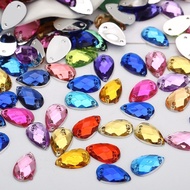 Material Package Clothes Acrylic Hand Sewing Drill Diamond mmdiy Accessories Water Drop8Clothing Pie