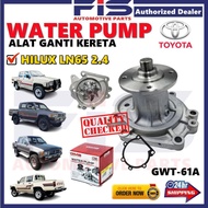 FIS GMB Original Water Pump Toyota Hilux LN65 2.4 Crown LS120 GWT-61A 16100-59135 Alat Ganti Kereta