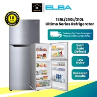 (FREE Doorstep &amp; Install KL SGR) ELBA 185L/250L/310L 2 Door Fridge Refrigerators ER-G3125(SV)/ER-G2521(SV)/ER-C1815(SV)