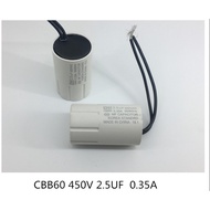 BM CBB60 450V 2 2.5 3 6UF with line high-quality water pump motor starting capacitor High quality Ko