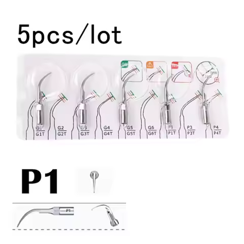 5PCS P1 Perio scaler scaling tip dental for EMS WOODPECKER MECTRON scaler in dental equipment dentis