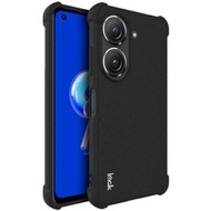 全城熱賣 - 適用於華碩 Zenfone 9 5G IMAK 全包防摔軟套氣囊版，尺寸：For Asus Zenfone 9 5G (Matte Black)