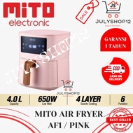 Mito AIR FYRER DIGITAL TYPE AF1 PINK/AF1 PINK/AIR FRYER 4l 650watt/1 Year Warranty