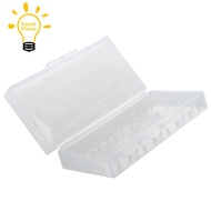 Box for 18650 battery transparent battery holder