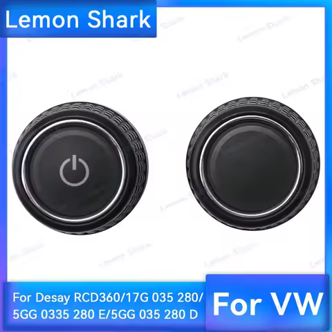 1pcs MIB Radio Button Switch Car Volume Switch CD Player Knob for Volkswagen 17G035280 5GG035280E 5G