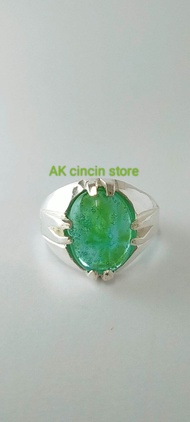 Cincin Batu Zamrud Asli