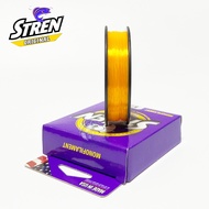 สายเอ็น STREN MONOFILAMENT สำหรับตกปลา มี 2 สี ส้มขาว ทุกขนาดขนาด 100 หลา