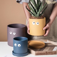 Cheeky Ceramic Pot | Flower Pot |  Mood booster pot | Material: Ceramic