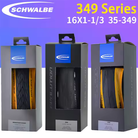 SCHWALBE ONE RACER KOJAK 16x1 1/3 1/4 Tire for 16 inch 349 Small Wheel Folding Bike Anti-puncture Fo