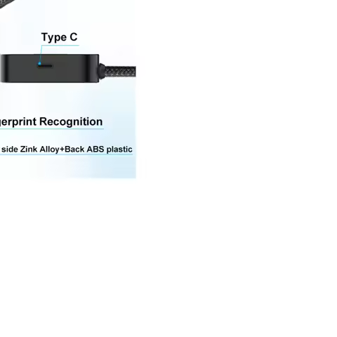 for Windows 10 11 Hello Fingerprint Reader with USB Hub Portable USB Fingerprint Logger BiometricSec