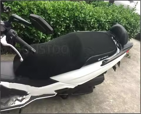 For KYMCO Downtown 350 350i 300 300i 200 Rear Seat Cowl Cover 3D Mesh Net Waterproof Sunproof Protec