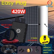 PSI Micro Inverter 400W Easy Plug พร้อมแผงMono 450W with CT System มีระบบ CT กันย้อนแถมฟรี พร้อมสายS