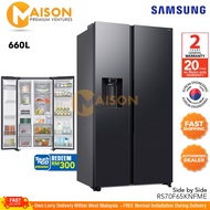 [New Model] Samsung Side By Side Large Capacity Refrigerator 660L RS70F65KNFME
