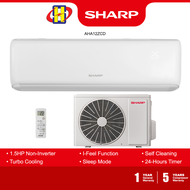 Sharp Air Conditioner (1.0HP-2.5HP) R32 Refrigerant Turbo Cooling AirCond AHA9ZCD / AHA12ZCD / AHA18ZCD / AHA24ZCD