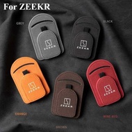 A Creative Interior Leather Car Sunglasses Sunshade Storage Clip For ZEEKR 7X 001 007 009 X 2025 202
