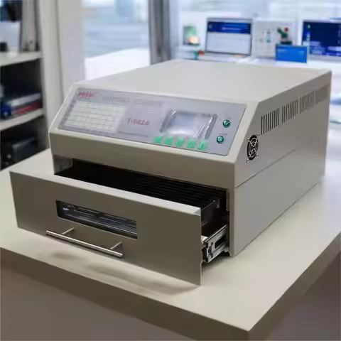 PUHUI T962A Infrared IC Heater Desktop Reflow Oven BGA SMD SMT Rework Sation Reflow Wave Oven High Q