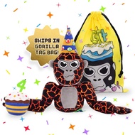 Gorilla Tag Gorilla Plush Comfortable Animal Plushie Stuffed Gorilla Toys for Boy Girl Kids Decorati