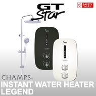 Champs Instant Water Heater Legend With Rain Shower Set