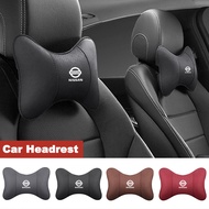 Breathable Car Headrest Neck Support Seat Pillow Protect Accessories For Nissan Qashqai J10 Sentra T