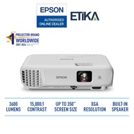 Epson EB-E12 | XGA 3600 Lumen 3LCD Projector | Ideal For Meetings & Huddle Rooms | V11HB55052