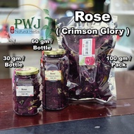 Rose (Crimson Glory) 玫瑰花 (墨红) (30gm, 60gm, 100gm)