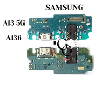Flexible Connector Charger Samsung A13 5G A136 Handsfree+Mic Original (Flexible Charger Board Connec