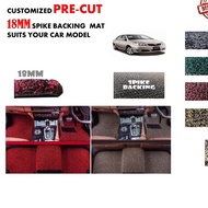 Toyota Vios 2003 ~ 2007 18mm+/- PreCut Magic Velcro Carpet / FloorMat