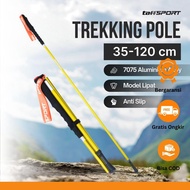 TaffSPORT Folding Hiking Stick Trekking Pole Aluminum 7075 120cm - 7075