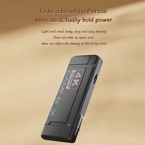 [B63C] K9 4K Game Stick TV Video Game Console 32G 10000+Games 2.4G Wireless Controller Dual Player f