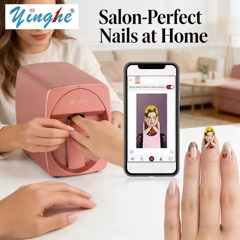 O2NAILS Portable Nail Art Equipment M1 - Smart 3D Printer For Professional Nail Salons & Personal DI