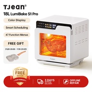 TJean LumiBake S1 Pro 18L Steam Oven I Visual Color Display I 8 Major Basic Modes I 47 Function Menu