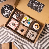 黑熊先生巧克力布朗尼 6入