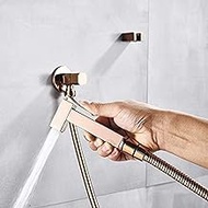 Toilet Faucets Shower Sprayer Head Bidet Shower Faucet Solid Brass Bidet Faucet Muslim Hygienic Shower Hot Cold Water Mixer Tap Beauty Comes