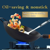 Japanese oil-saving iron wok