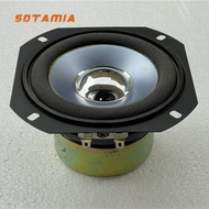 SOTAMIA 1pcs 4 Inch Anti Magnetic Full Range Speaker 12 Ohm 33W Paper Cone Cloth Edge Octagonal Spea