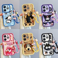 Casing Realme 15T patung pelekat comel phone casing