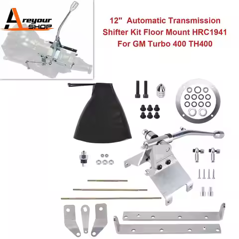 12" Automatic Transmission Shifter Floor Mount HRC1941 for GM Turbo 400 TH400