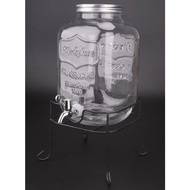 Fruit Juice Jar 5 Liters 20x20x41 Cm. With Stand