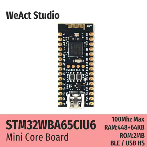 WeAct STM32WBA65CIU6 STM32WBA65 STM32WBA Core Board BLE5.3 Zigbee Thread Matter 2MB Flash 512KB RAM 