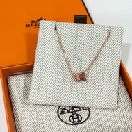 全新 Hermes mini pop h 項鍊/拼色/粉/低調優雅