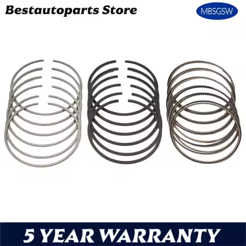 Engine Parts Piston Rings Set Fit 3.6 L T V6 GAS DOHC VR6 For Volkswagen CC Passat CC Tuareg Porsche